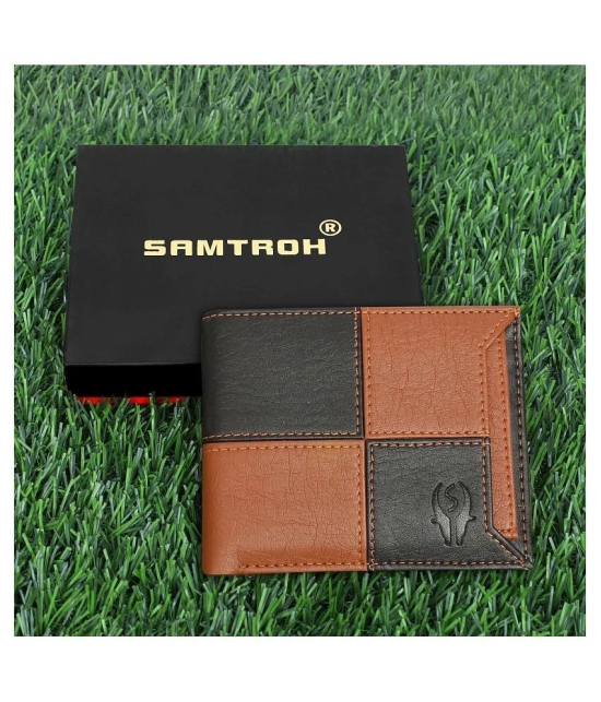 samtroh PU Brown Casual Regular Wallet