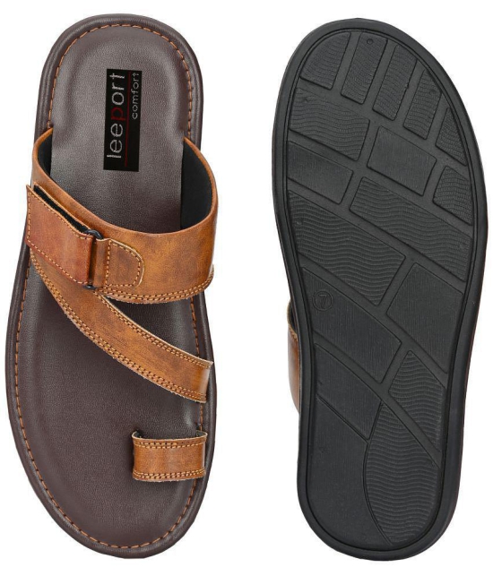 Leeport Beige Flip Flops - None