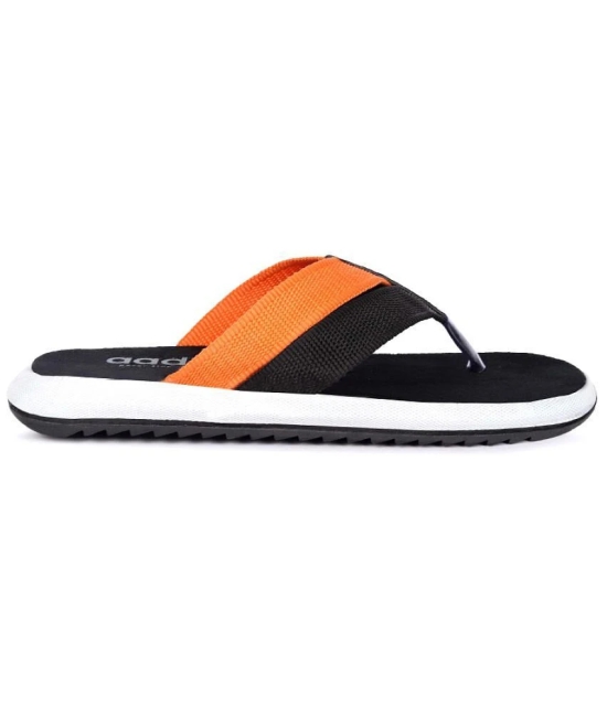 Aadi - Orange Fabric Daily Slipper - None