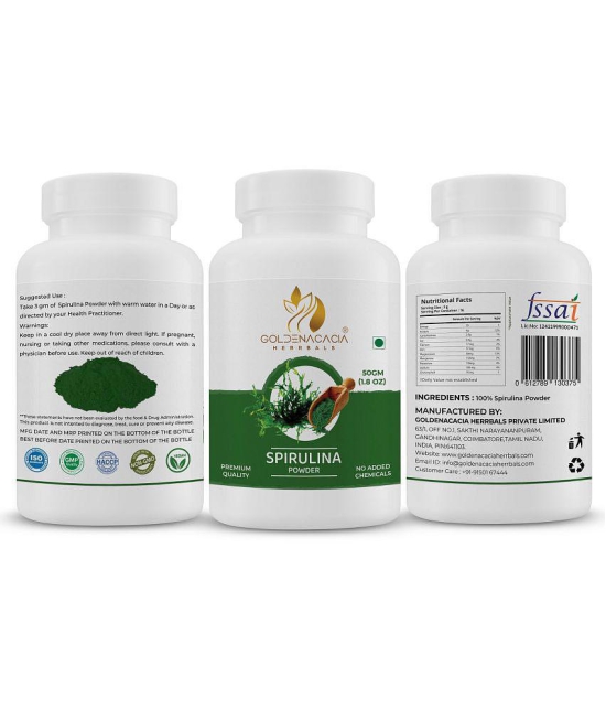 GOLDENACACIA HERRBALS Spirulina 50g Powder 1 no.s