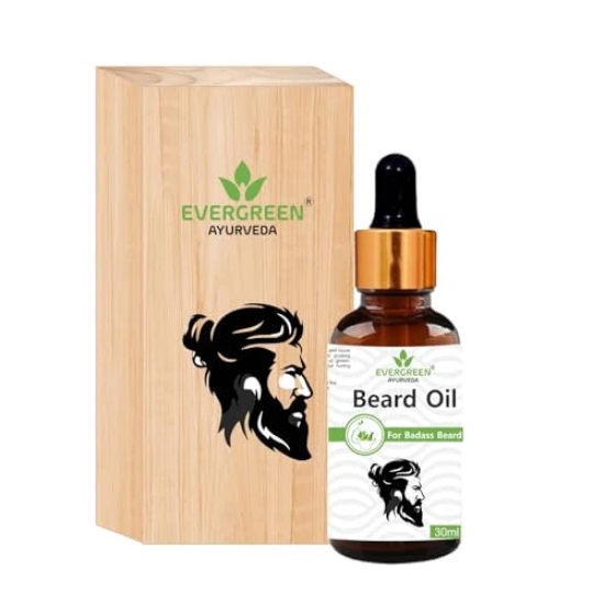 Soundarya Herbs Evergreen Ayurveda Beard Oil for Men & Boys - 30ml