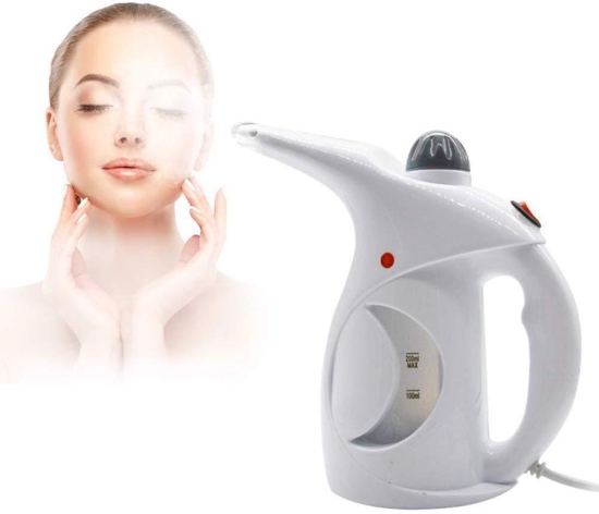 Steamer for Facial Handheld Garment for Clothes Portable Fabric Steam Brush, Facial Steamer for Nose, Cold and Cough - Multicolor