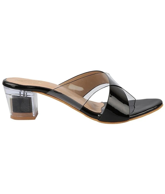 Shoetopia Girls Black Heels - None