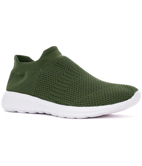 KHADIM - Olive Mens Sports Running Shoes - None