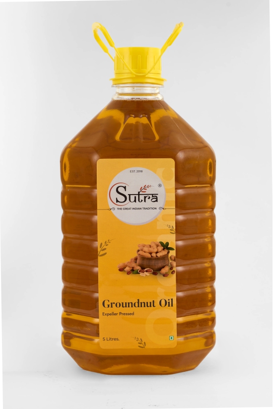 Sutra Groundnut Oil (Gold), 5 L (??????? ?????)