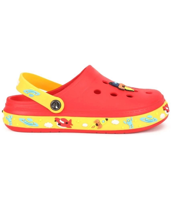 Aqualite Boys Red & Yellow Clogs - None