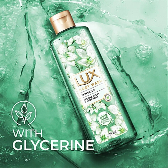 Lux Skin Detox F. Scent Aloe V Body Wash, 245Ml