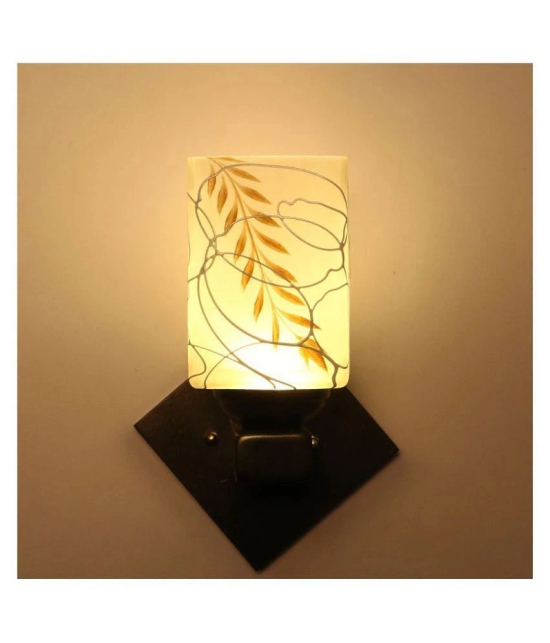 Somil Decorative Wall Lamp Light Glass Wall Light Brown - Pack of 1