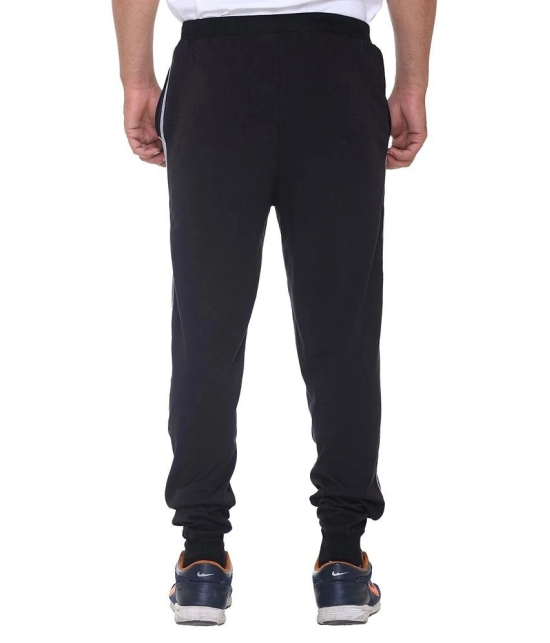 Vimal Jonney Black Cotton Blend Trackpants Pack of 1 - XXL