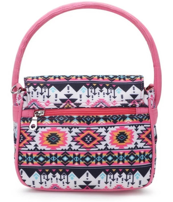 Anekaant - Pink Cotton Sling Bag - Pink