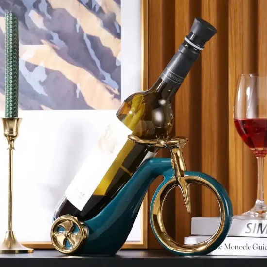 LUXURY BOTTLE HOLDER STAND-Green