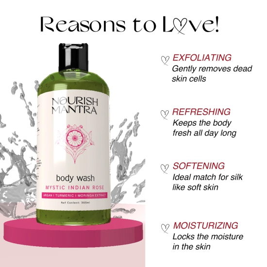 Mystic Indian Rose Body Wash