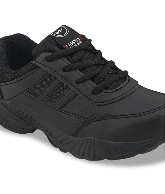 Campus - Black Boys School Shoes ( 1 Pair ) - None