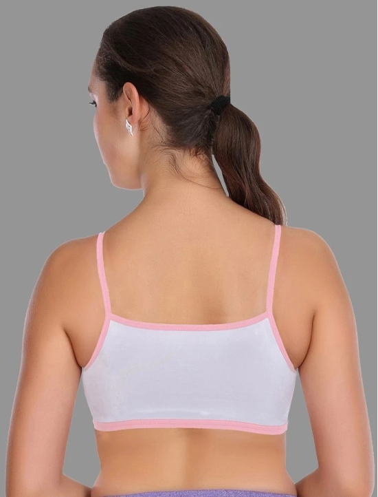 Madam - Pink Lycra Non Padded Womens Everyday Bra ( Pack of 1 ) - None