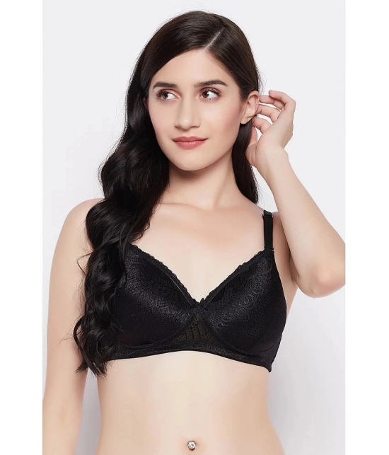 Clovia Pack of 1 Nylon Heavily Padded Womens Convertable Bra ( Black ) - None