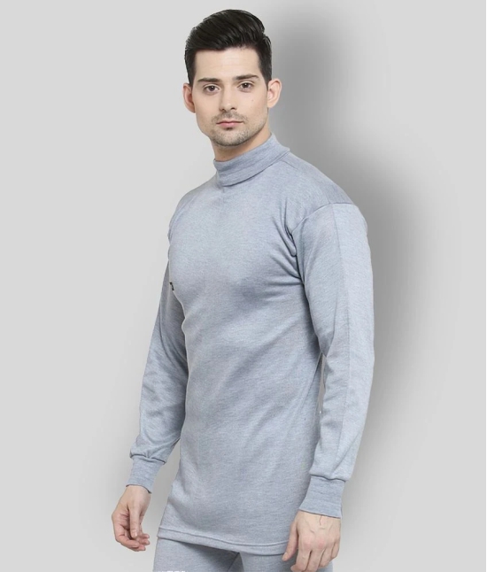 Uzarus Cotton Blend Mens Thermal Tops ( Blue ) - None