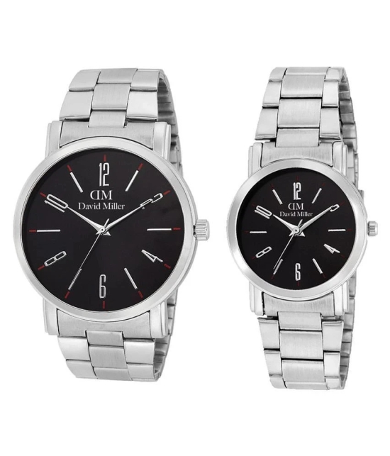 David Miller  Analoge Black Dial Men & Women Watch