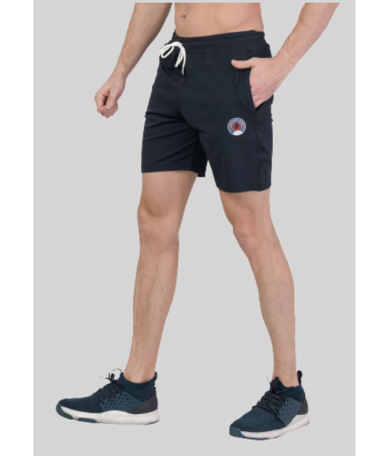 LEEBONEE - Navy Polyester Lycra Men's Outdoor & Adventure Shorts ( Pack of 1 ) - None