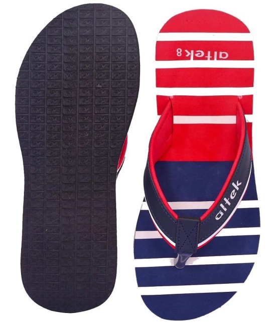 Altek - Multi Color Mens Thong Flip Flop - None