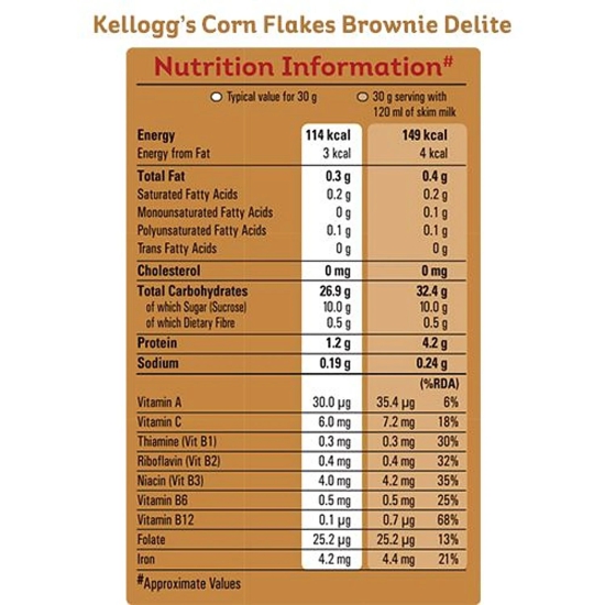 Kelloggs Corn Flakes - Brownie Delite, 300 G