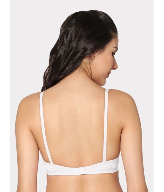 IN CARE LINGERIE White Cotton Blend Non Padded Womens Everyday Bra ( Pack of 1 ) - None