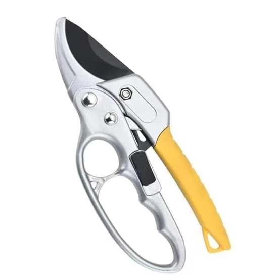 KIT & CO Gardening Scissor SK-5 Steel Blade Sharp Anvil Pruning Shears Cutter Garden Green Shears Sharp Cutter Hand Pruner Heavy Duty Gardening Cutter Tool Tree Trimmers Secateurs Plant Branch Cutter