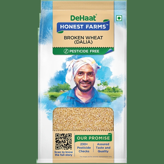 Dehaat Honest Farms Dehaat Broken Wheat (Dalia) 500G, 1 Pc