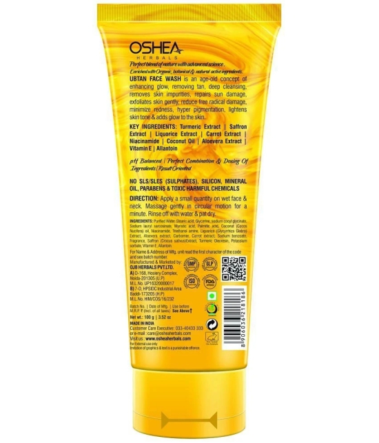 Oshea Herbals UBTAN GLOWING & TAN REMOVING FACE WASH 100Grams