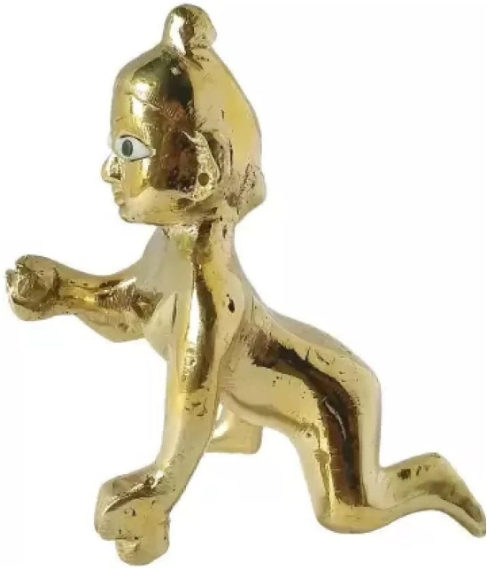 DvR ClicK - Brass Laddu Gopal 10 cm Idol