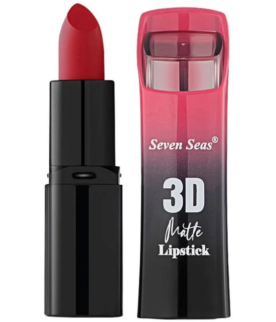 Seven Seas 3D Matte Lipstick | Long Lasting | Waterproof Matte Lipstick for Women (Poof Terracotta)