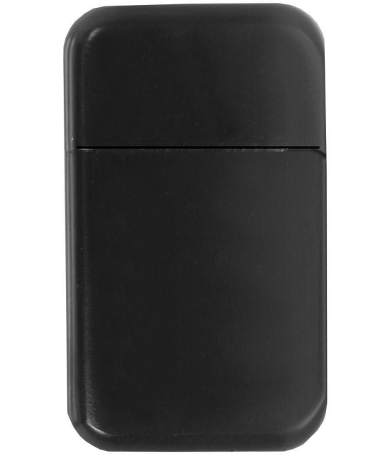 JMALL - Black Aluminium Cigarette Lighter ( Pack of 1 ) - Black