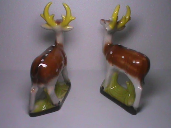 Peengan Vintage Pair of Ceramic Deer Figurines