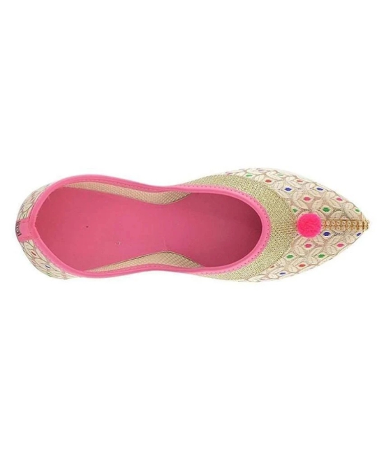 Raj Red Ethnic Footwear - None