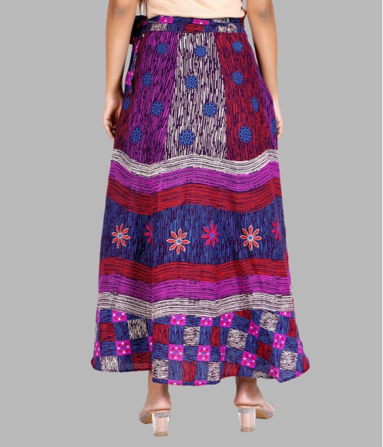 Rangun - Purple Cotton Women's A-Line Skirt ( Pack of 1 ) - None