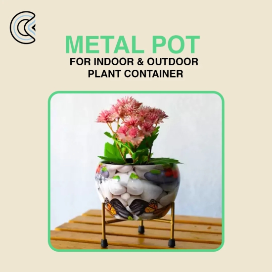 Crest Flower Pot for indoor and outdoor Plant Container-Crest Flower Pot for indoor and outdoor Plant Container