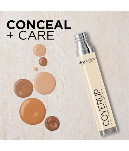 Seven Seas Coverup Liquid Concealer | Full Coverage Liquid Concealer (Nude)