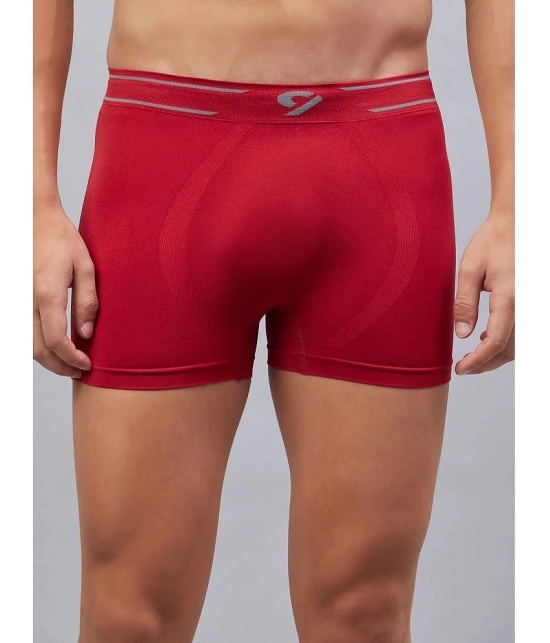 C9 Airwear - Red Nylon Mens Trunks ( Pack of 1 ) - None