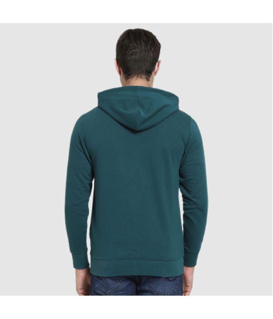 Bewakoof - Green Fleece Regular Fit Mens Sweatshirt ( Pack of 1 ) - None