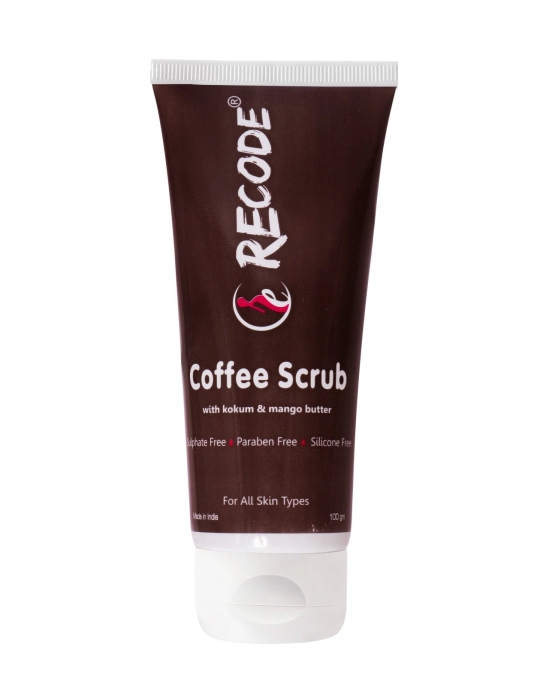 Recode Coffee Scrub in Tube - 100 gms-Recode Coffee Scrub in Tube - 100 gms