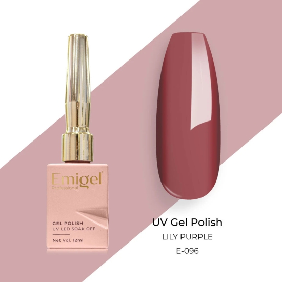 Emigel - UV Gel Polish - LILY PURPLE - E096