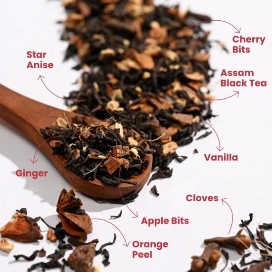 Apple Spice Black Tea-3.5 oz Loose Leaf Tea | 50 cups