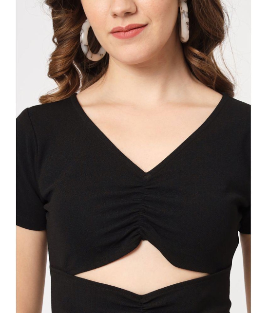 Zima Leto - Black Polyester Womens Crop Top ( Pack of 1 ) - None