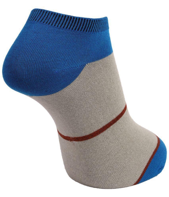 Dollar Socks - Multicolor Cotton Mens Ankle Length Socks ( Pack of 3 ) - Multicolor