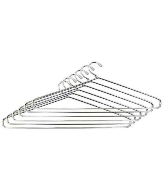 Handa - Stainless Steel Standard Clothes Hangers ( Pack of 6 )