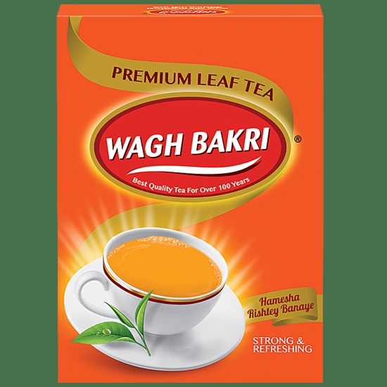 Wagh Bakri Premium Leaf Tea, 250 g Carton
