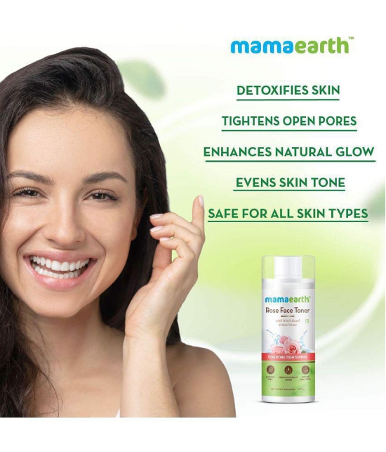 Mamaearth Rose Water Face Toner with Witch Hazel & Rose Water for Pore Tightening - 200ml