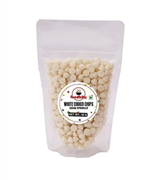 foodfrillz Whipping Cream Powder 100 g, + White Choco Chips & Dark Choco Chips (50 g Each)