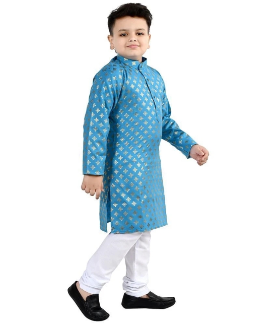 Arshia Fashions Blue Cotton Blend Boys ( Pack of 1 ) - None