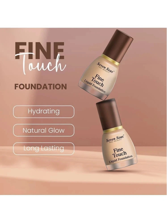 Seven Seas Fine Touch Waterproof Total Oil Control Liquid Foundation(Natural,12ML)