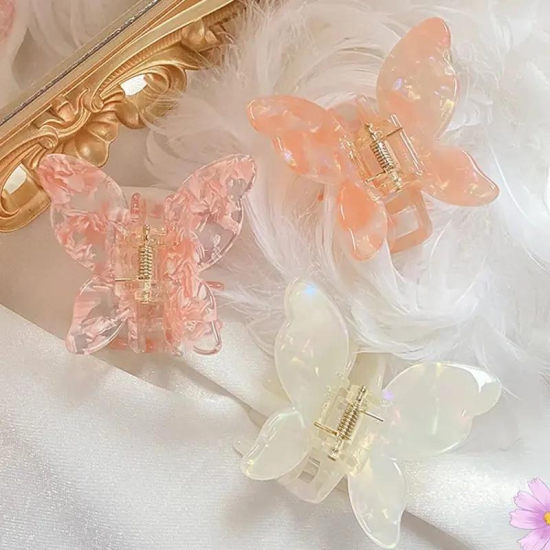 Sweet Fairy Butterfly Shape Hair Claws-4